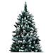Albero Di Natale Artificiale Con Pigne E Neve Bianca 180 Cm - Foto miniatura 6