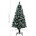 Albero Di Natale Artificiale Con Pigne E Neve Bianca 180 Cm - Foto miniatura 7