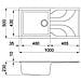 Lav. Ego 480 100x50 1vg Bianco Titano 68 Bianco Ti - Foto miniatura 2