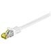 0.5m Cat7, RJ-45, RJ-45, Maschio / maschio, Cat7, S / FTP (S-STP) , Bianco - Foto miniatura 1