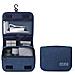 Beauty Case Sospeso Con Gancio In Poliestere Nero Blue - Foto miniatura 8