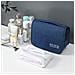 Beauty Case Sospeso Con Gancio In Poliestere Nero Blue - Foto miniatura 10