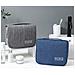 Beauty Case Sospeso Con Gancio In Poliestere Nero Blue - Foto miniatura 11