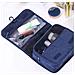 Beauty Case Sospeso Con Gancio In Poliestere Nero Blue - Foto miniatura 14