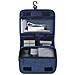 Beauty Case Sospeso Con Gancio In Poliestere Nero Blue - Foto miniatura 7