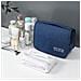 Beauty Case Sospeso Con Gancio In Poliestere Nero Blue - Foto miniatura 5