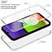 Custodia Compatibile Con Samsung Galaxy A22 4g / M22 / M32 4g In Transparente - 360° Full Body Copertura Protettiva - Protezione Anteriore E Posteriore, Protezione A Tutto Tondo Con Protezione Del Display - Foto miniatura 3