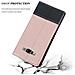 Custodia Compatibile Con Samsung Galaxy A7 2015 In Oro Rosato Nero - Coperchio Protettiva Con Chiusura Magnetica, Funzione Stand E Tasca Per Le Carte - Foto miniatura 8