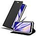 Custodia Compatibile Con Huawei Y6s In Classy Nero - Coperchio Protettiva Con Chiusura Magnetica, Funzione Stand E Tasca Per Le Carte - Foto miniatura 1
