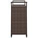 Carrello Da Bar Con Cassetto Marrone 100x45x97 Cm In Polyrattan - Foto miniatura 11