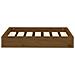 Cuccia Per Cani Miele 61,5x49x9 Cm In Legno Massello Di Pino - Foto miniatura 4