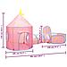 Tenda Da Gioco Per Bambini Rosa 301x120x128 Cm - Foto miniatura 2