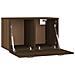 Armadietto A Muro Rovere Marrone 60x36,5x35 Legno Multistrato - Foto miniatura 5