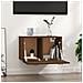 Armadietto A Muro Rovere Marrone 60x36,5x35 Legno Multistrato - Foto miniatura 8