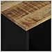 Tavolino 40x31x46 Cm Legno Massello Mango E Legno Multistrato - Foto miniatura 6