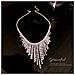 Collana Girocollo Con Strass Silver - Foto miniatura 3