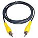 Cavo Rca Macho - Macho - Macho Yatek, Ideale Per Telecamere Per La Visione Posteriore, Lunghezza 3 Metri, Nero - Foto miniatura 1