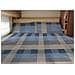 Completo Lenzuola Camper Roulotte 100% Cotone Personalizzabile Varie Fantasie Singolo Scotland Azzurro - Foto miniatura 1
