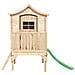 Casetta Per Bambini In Legno Con Scivolo - Casetta Giocattolo Per Bambini - L175xl146xa212cm / 1,1m2 - Casetta Da Gioco Da Esterno - Casetta Da Giardino Timbela M550a - Foto miniatura 6