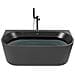 Vasca Da Bagno Gocta 170 X 80 Cm Nero - Foto miniatura 4