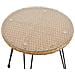 Set Arredo Giardino In Rattan Con Tavolino Ripiano In Vetro E 2 Sedie Da Esterno - Foto miniatura 5