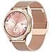 Smartwatch 5.2 Con Antifurto E Cinturino A Maglia Milanese, Oro - Foto miniatura 1