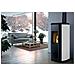Stufa A Pellet 5,5kw Bianco /nero - Mael5blanc - Foto miniatura 3