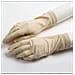 Guanti Da Donna Di Lusso In Seta Di Gelso 100% Beige - Foto miniatura 1