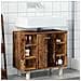 Mobile Da Bagno Legno Antico 60x32x53,5 Cm In Legno Multistrato - Foto miniatura 3