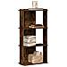 Libreria A 3 Ripiani Rovere Fumo 60x30x120 Cm Legno Multistrato - Foto miniatura 1