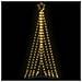 Albero di Natale a LED 339 LED Bianco Caldo 182 cm - Foto miniatura 2