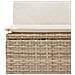 Set di Divani da Giardino da 6 Pezzi con Cuscini Beige Polyrattan - Foto miniatura 4