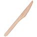 Set Di 50 Coltelli In Legno Naturale Monouso 16 Cm, Beige - Foto miniatura 2