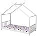 Letto Per Bambini 190x90cm Bianco Gaspard - Foto miniatura 4