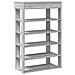 Scarpiera Grigio Sonoma 60x30x98 cm in Legno Multistrato - Foto miniatura 1