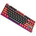 Tastiera Meccanica Cablata A 87 Tasti - Tastiera Da Gioco Rgb Hot-swappable Con Interruttore Blu Black/red - Foto miniatura 3