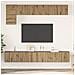 Set mobile TV 5 pcs rovere artigianale 100 x 30 x 30 cm - Foto miniatura 2