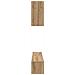 Set mobile TV 5 pcs rovere artigianale 100 x 30 x 30 cm - Foto miniatura 9