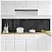 Rivestimento da Cucina 2 pcs Nero 90 x 50 cm vetro temperato - Foto miniatura 3