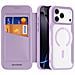 Cover con Tapa per iPhone 17 Pro Max - Pelle /PU, Viola, MagSafe - Foto miniatura 4