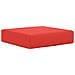 Cuscino da Sedia Esterno Rosso 40 x 40 x 8 cm 100% Poliestere - Foto miniatura 5
