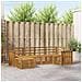Set divani 6 pcs Naturale Legno di Acacia Massello - Foto miniatura 2