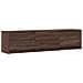 Mobile TV con LED con LED Quercia marrone 165 x 34 x 40 cm - Foto miniatura 5