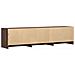Mobile TV con LED con LED Quercia marrone 165 x 34 x 40 cm - Foto miniatura 8