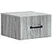 Mobiletto da notte a muro 2 pcs Grigio Sonoma 34,5 x 33 x 20 cm - Foto miniatura 3