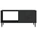 Tavolino da salotto Nero 90 x 50 x 40 cm Legno ingegnerizzato - Foto miniatura 4