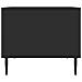 Tavolino da salotto Nero 90 x 50 x 40 cm Legno ingegnerizzato - Foto miniatura 5