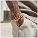 Bracciale Da Uomo Premium ""impact"" In Acciaio Chirurgico 316l, Oro, 23 Cm - Foto miniatura 4