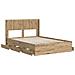 Struttura del letto con stoccaggio e testata Artisan Oak - Foto miniatura 3