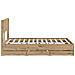 Struttura del letto con stoccaggio e testata Artisan Oak - Foto miniatura 4